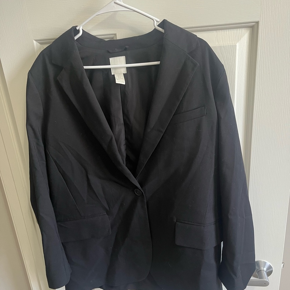 H&M Oversized Black Blazer